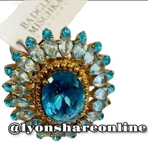 New $450 💯 Badgley Mischka Couture Ring 💍